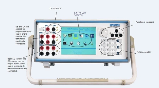 Buy K68i 7 Channels Protection Relay Testing External GPS With TFT LCD Display online manufacture